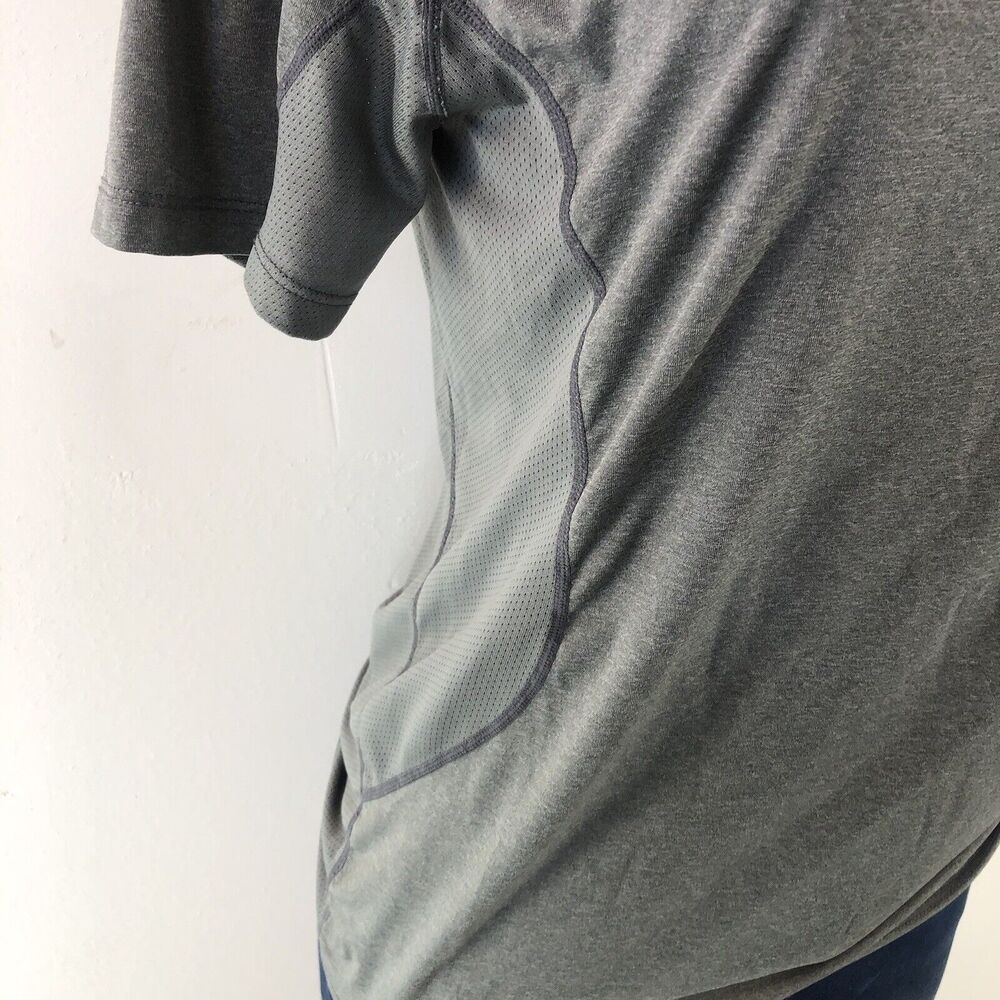 Nike Pro Combat Mens T-Shirt Medium Gray Dri Fit Short Sleeves Athletic … - Picture 4 of 9